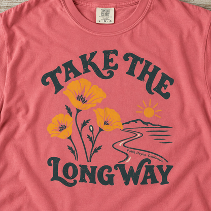 Take the Long Way | Point Reyes, California Tee