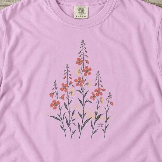 Fireweed & Ice | Juneau, Alaska Tee