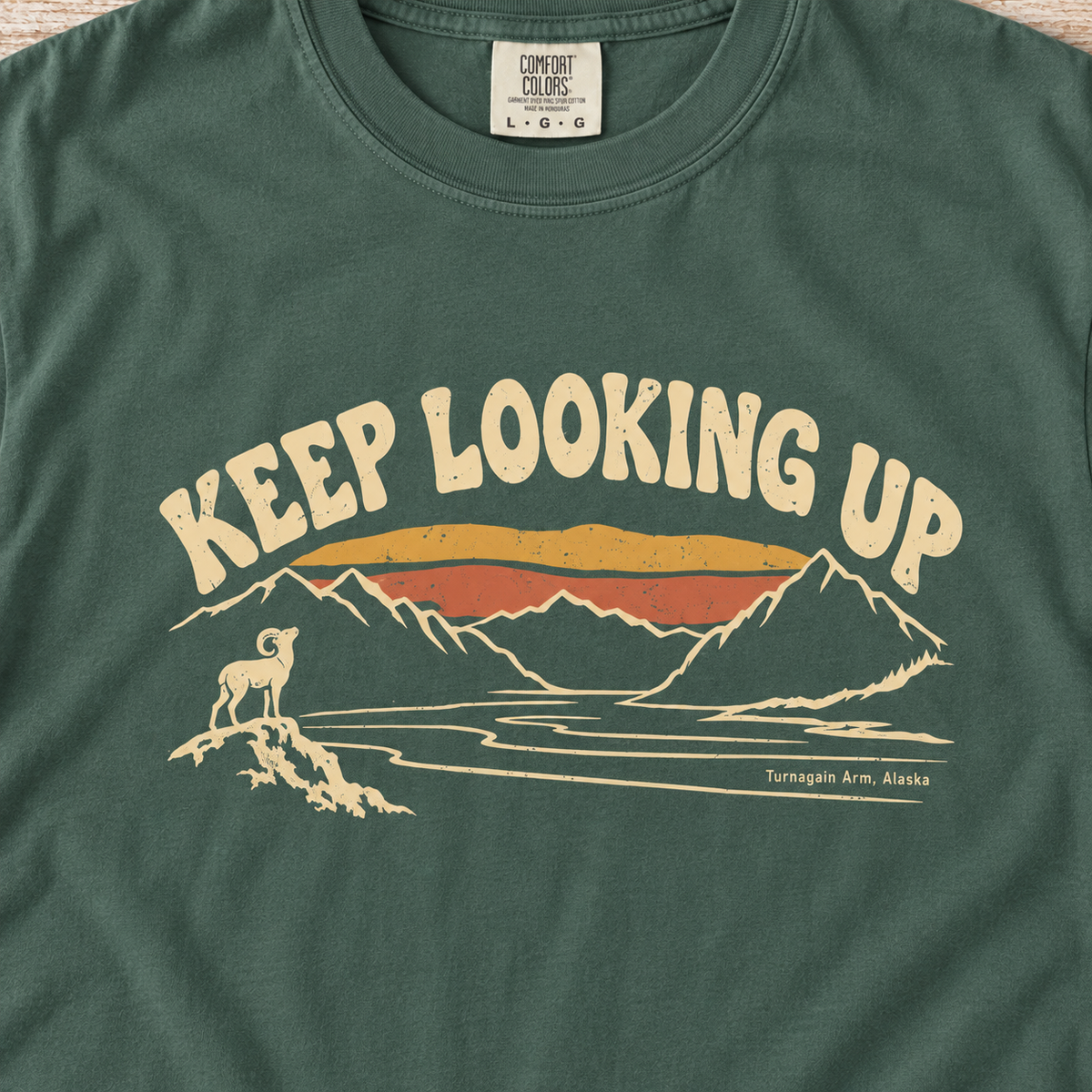 Keep Looking Up | Turnagain Arm, Alaska Tee