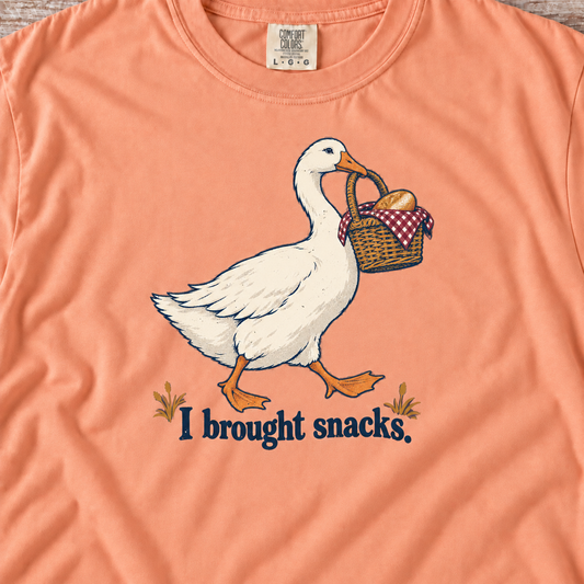 I Brought Snacks | Picnic Goose Tee