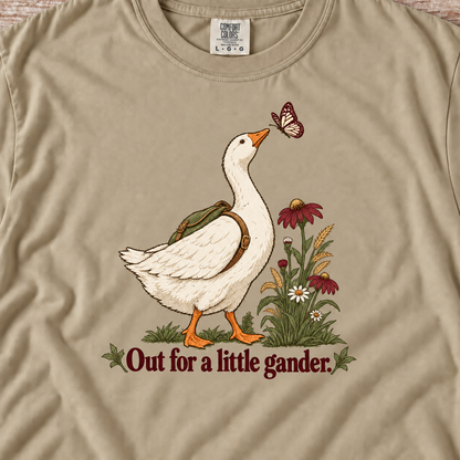 Out for a Little Gander | Wildflower Goose Tee