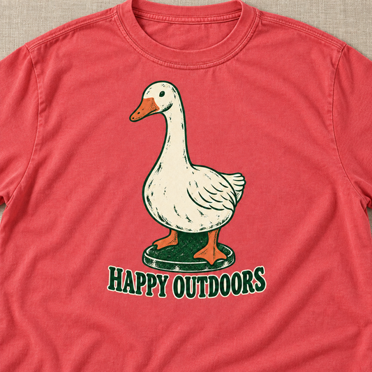 Happy Outdoors | Original Porch Goose Tee
