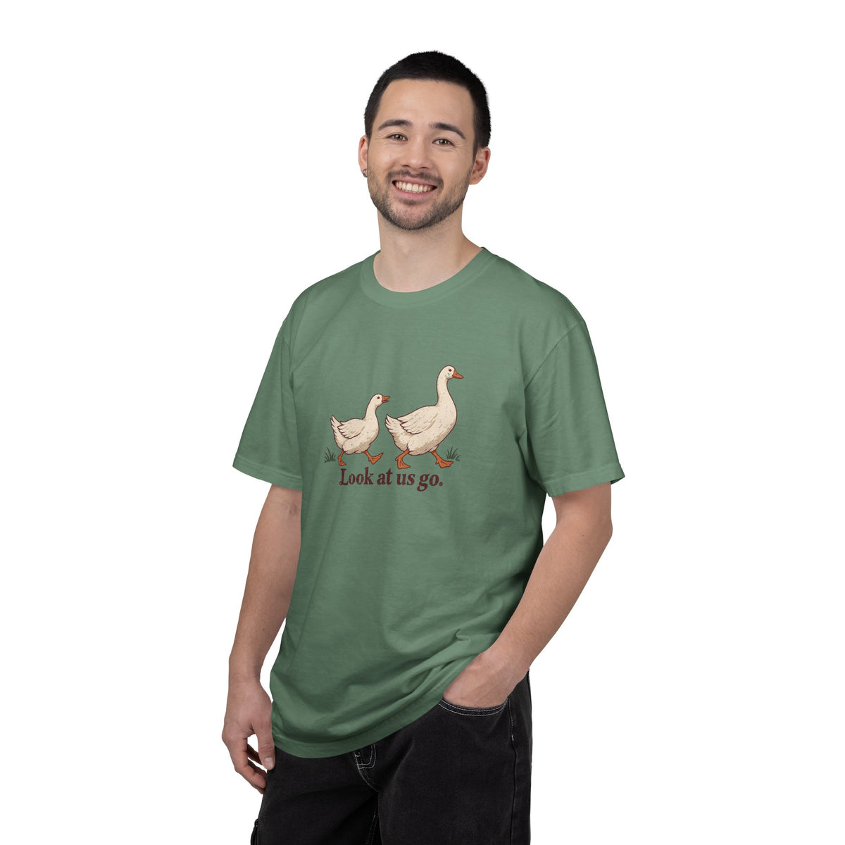 Look at Us Go | Waddling Geese Tee