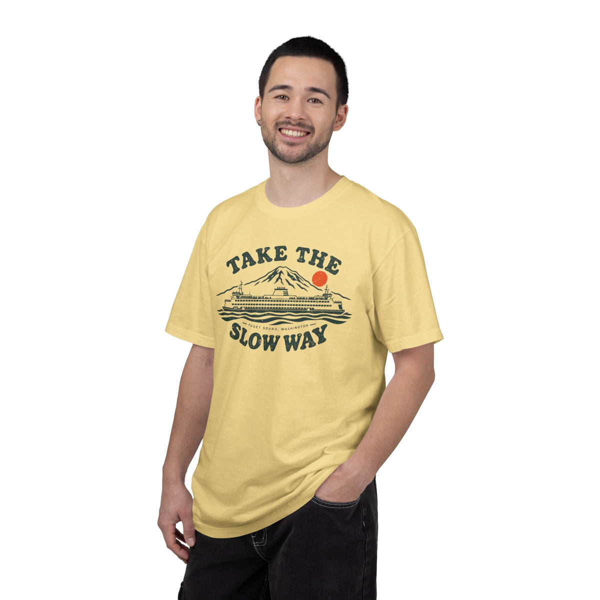 Take the Slow Way | Puget Sound, Washington Tee