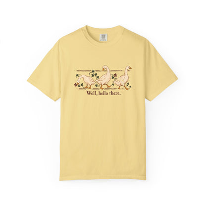 Well, Hello There | Country Geese Tee