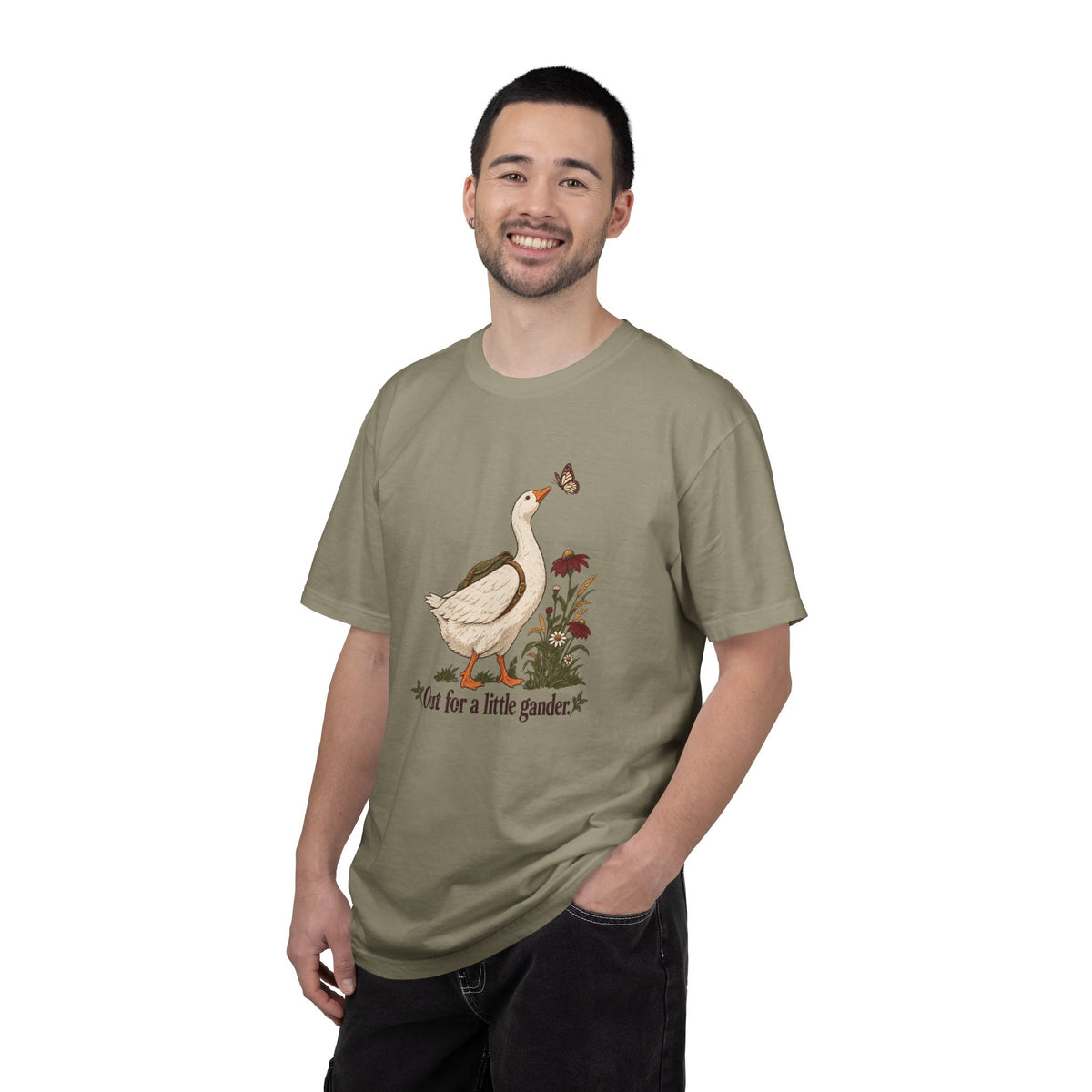 Out for a Little Gander | Wildflower Goose Tee
