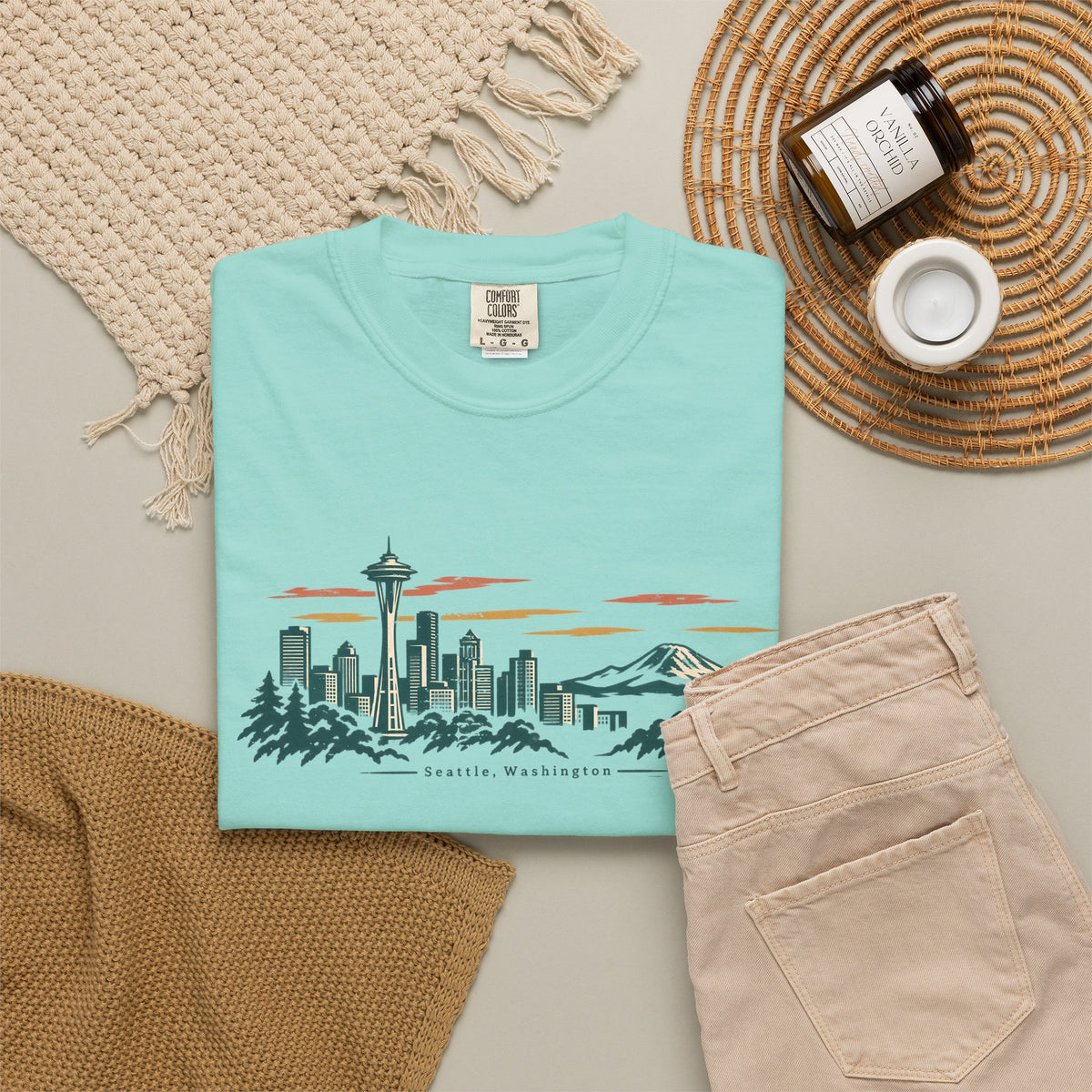 A Clear Day | Seattle, Washington Tee